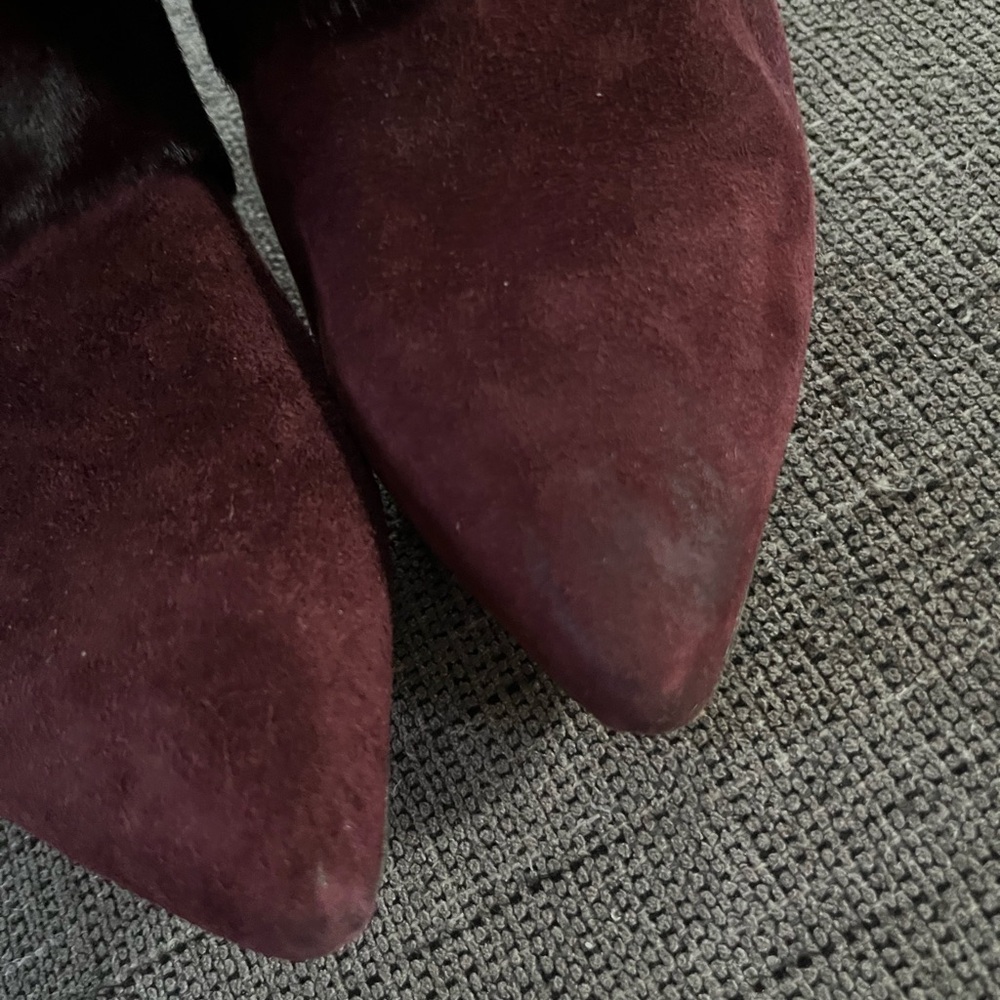 Isabel Marant Women’s Suede Fur Lazio Wedge Boots Sz 38 US Sz 7 - Picture 13 of 16